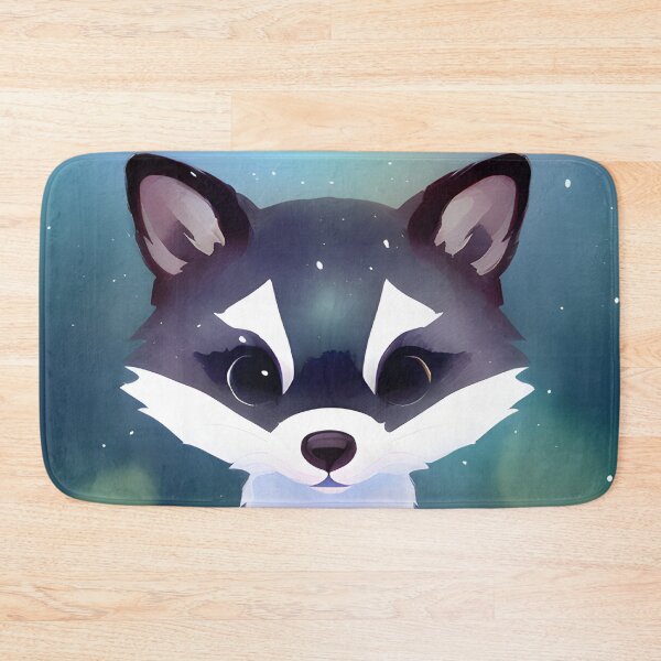 Item preview, Cute racoon in the grass, watercolor style designed and sold by Girly-Universe.