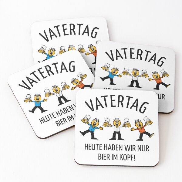 Item preview, Father's Day - Today we only have beer on our minds! (Caricature / Dance / 5C / Black) designed and sold by Roderix.