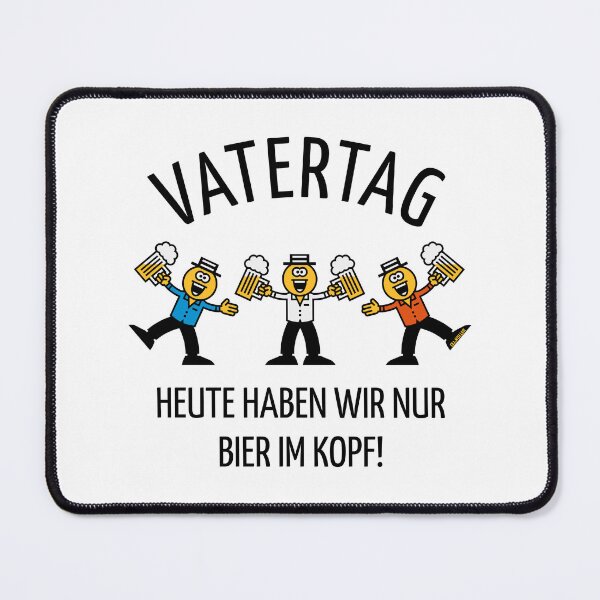 Item preview, Father's Day - Today we only have beer on our minds! (Caricature / Dance / 5C / Black) designed and sold by Roderix.