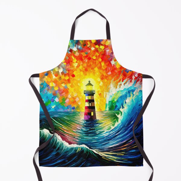 Item preview, Colourful Impressionistic Lighthouse 7 designed and sold by Yontartov.