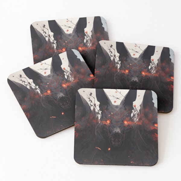 Item preview, Infernal Reign: A Dark and Menacing Depiction of Three Hellish Dogs designed and sold by InkspiredArt.