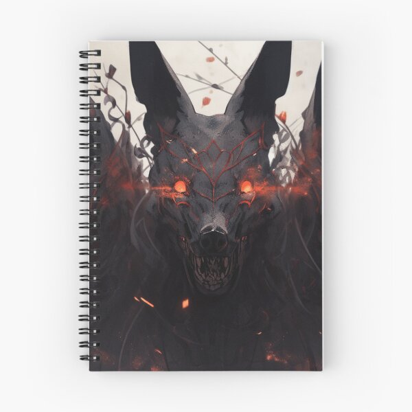 Aperçu de l'œuvre Infernal Reign : Une représentation sombre et menaçante de trois chiens infernaux créée et vendue par InkspiredArt.