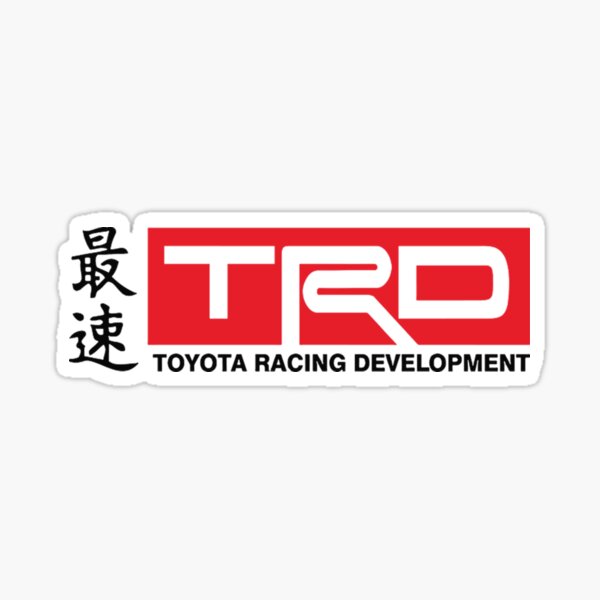 Artikel-Vorschau von schwarz TRD Toyota Rennentwicklung Chinesisch, designt und verkauft von rogerkawis.