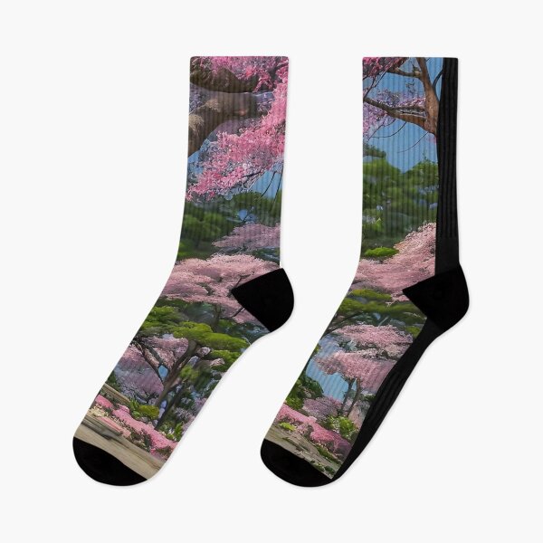 Item preview, Japanese style garden oasis 3 designed and sold by mythographiaart.