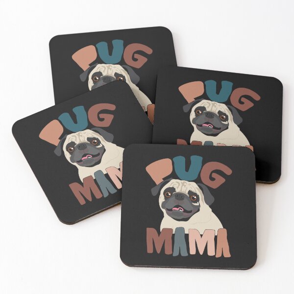 Item preview, Retro Pug Mama Cute designed and sold by printify.