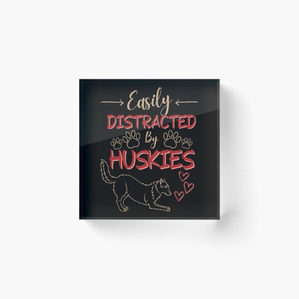 Item preview, Easily Distracted By Huskies designed and sold by HuskyHuddle.