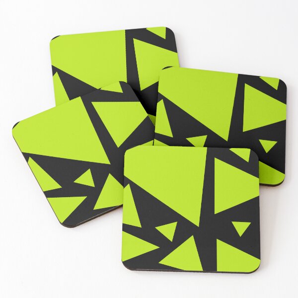 Item preview, Triangles in Lime Green and Black designed and sold by LAEC-Shop.