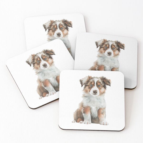 Item preview, Australian Shepherd Puppy designed and sold by hyperweave.