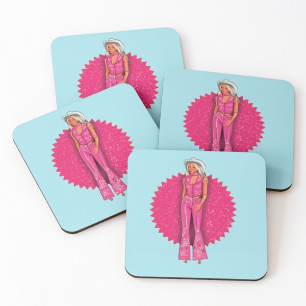 Item preview, Barbara Millicent Roberts Cowboy Is Everything (Pink/ Blue Background) designed and sold by xsaxsandra.