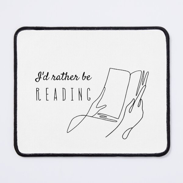 Item preview, Rather Be Reading line art designed and sold by jechaiyells.