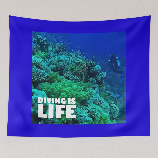 Item preview, Diving is Life designed and sold by likbatonboot.