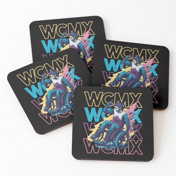 Artikelvorschau, WCMX Wheelchair Skater Retro Rollstuhl Sport entworfen und verkauft von NerdyCotton.