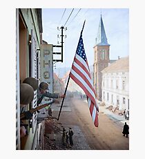Captain Thomas H. Garahan, 'Easy' Company - France, 1945 Photographic Print