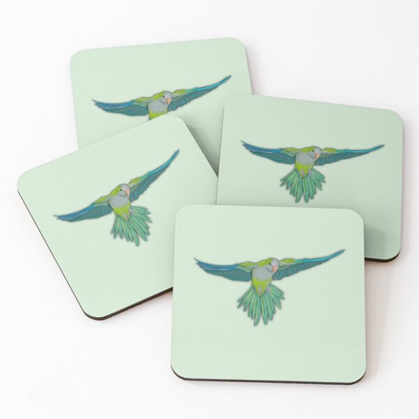 Item preview, Flying quaker parrot  designed and sold by Bwiselizzy.