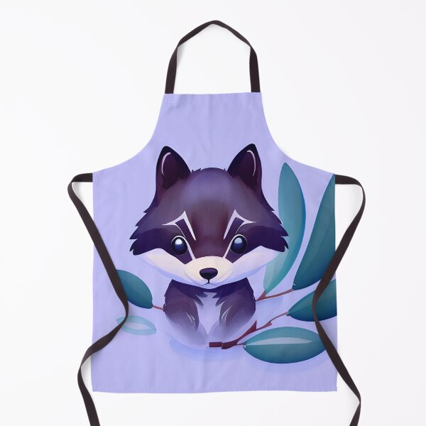 Item preview, Minimalist racoon, watercolor style, cartoon style designed and sold by Girly-Universe.