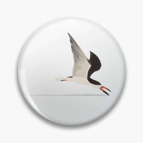 Item preview, Black Skimmer skimming while flying low over the water designed and sold by AndrasVasasArt.