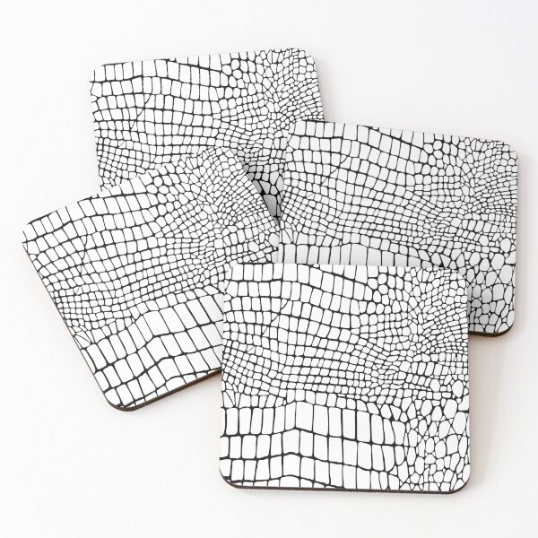 Item preview, Lizard Snake Jungle - Minimal, Elegant, Simple ( Black & White ) Design designed and sold by FenMou.