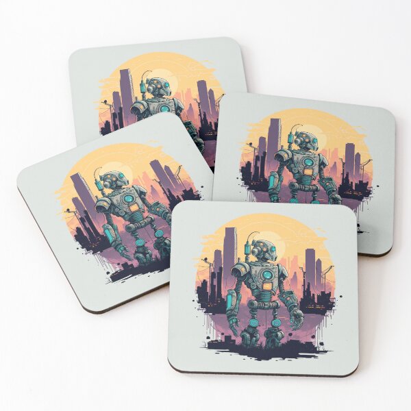Item preview, Robot in the city designed and sold by MichalC.