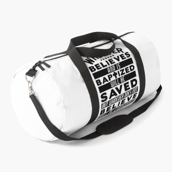 Item preview, Mark 16:16 Whoever Believes and is Baptized will be Saved designed and sold by plushism.