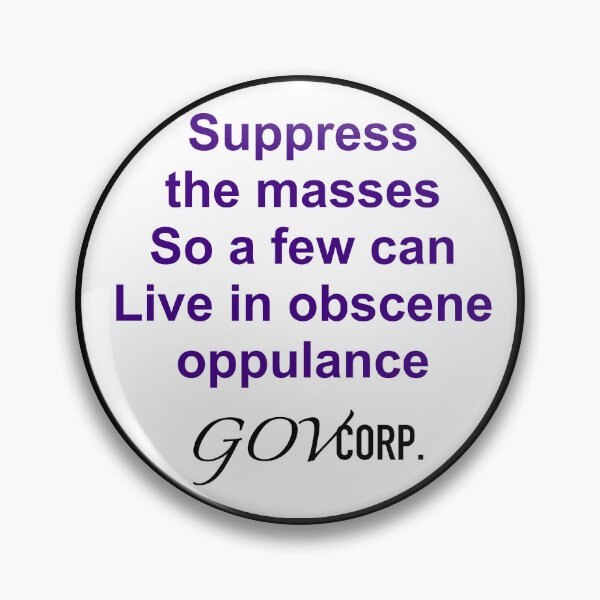 Item preview, Suppress the Masses designed and sold by Zendragon-Store.