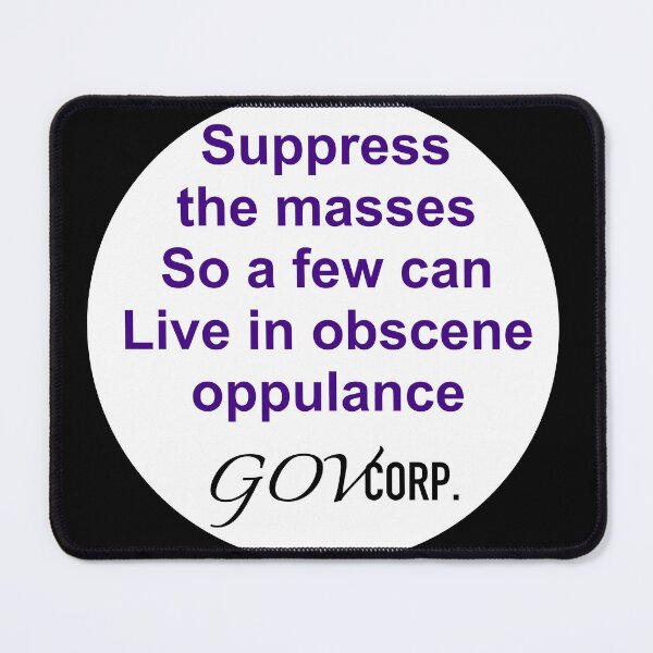 Item preview, Suppress the Masses designed and sold by Zendragon-Store.