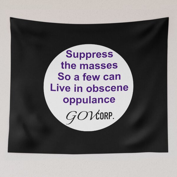 Item preview, Suppress the Masses designed and sold by Zendragon-Store.
