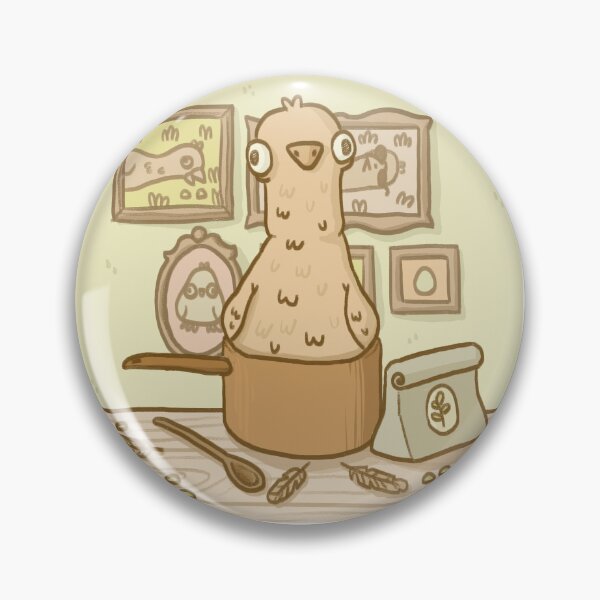 Item preview, A funny chicken in a pan designed and sold by Eulalie8.