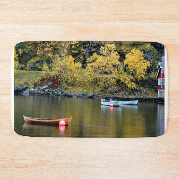 Item preview, Flam Aurlandsfjord Norwegian Fjord Norway designed and sold by AndyEvansPhotos.