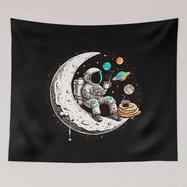 Item preview, Astronaut Drinking Coffee on the moon designed and sold by Mike Notis.
