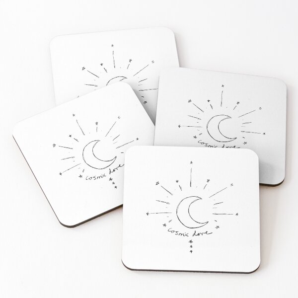 Item preview, Florence Welch Cosmic Love Moon and Stars Art Doodle designed and sold by incloudines.