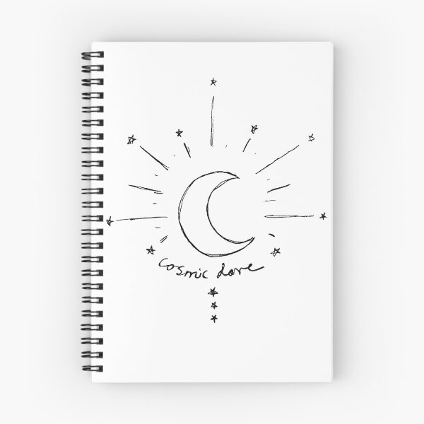 Item preview, Florence Welch Cosmic Love Moon and Stars Art Doodle designed and sold by incloudines.