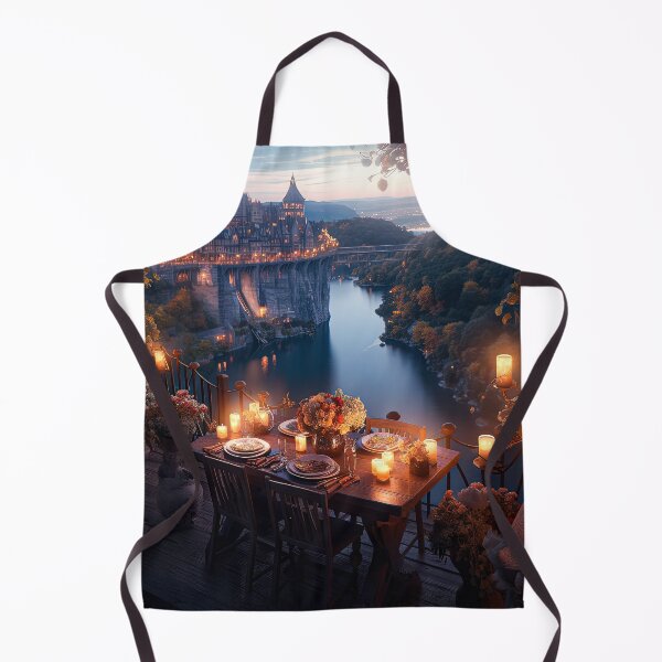 Item preview, Idyllic Place, Fantasy Art, Luxury Restaurant designed and sold by SunDoor Art.