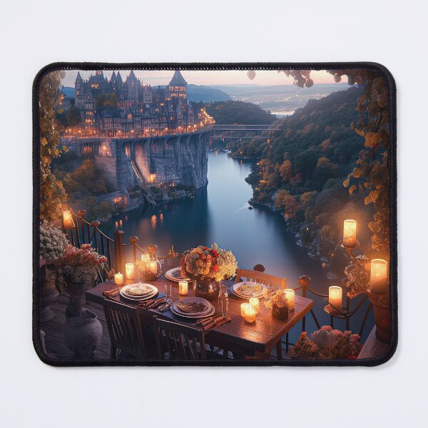 Item preview, Idyllic Place, Fantasy Art, Luxury Restaurant designed and sold by SunDoor Art.