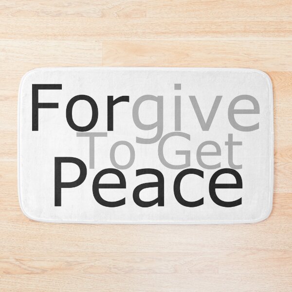 Item preview, Forgive to get peace, for peace, give to get - black designed and sold by BASTOFE.