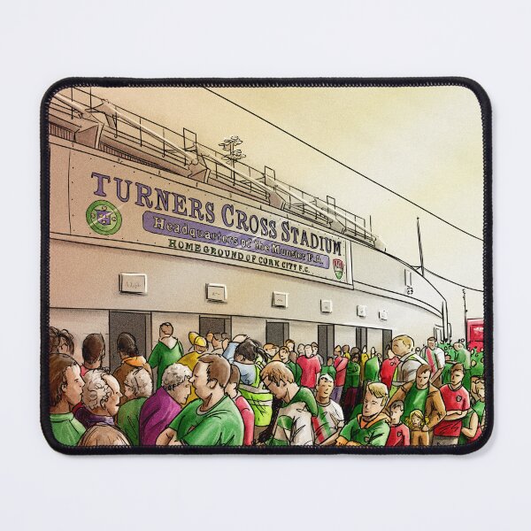 Item preview, Turners Cross Match Day Cork City FC League of Ireland Football Print designed and sold by barrymasterson.