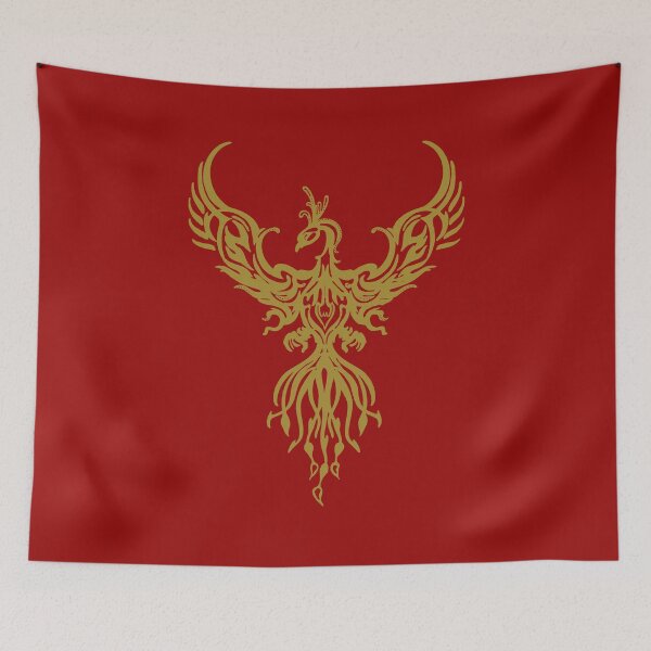 Item preview, Phoenix Fantasy Fire Bird Tribal Style Art designed and sold by taiche.