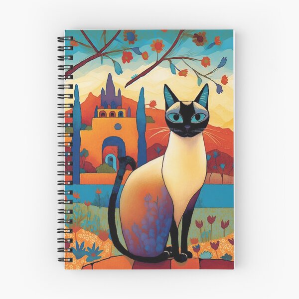 Item preview, Abstract Siamese Cat in a Landscape designed and sold by kansaikate.