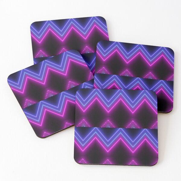 Item preview, Neon Pink Blue Lines designed and sold by Cyra26.