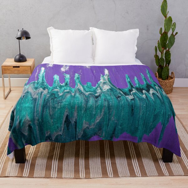 Item preview, Altibajos en verde azulado y morado. designed and sold by PuzbieArts.
