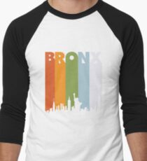Bronx Skyline gift for New Yorkers Baseball ¾ Sleeve T-Shirt