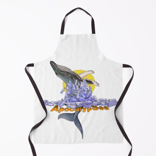 Item preview, ApocalypSea, Save the Oceans from plastic pollution, jumping whale T-Shirt designed and sold by Shlomo Cohen.