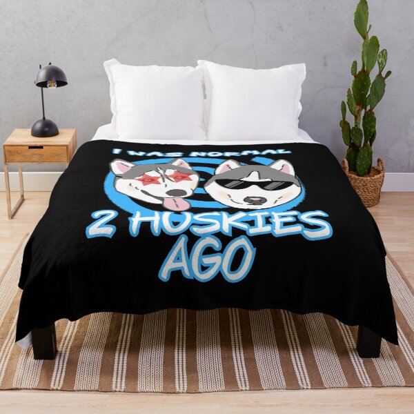 Item preview, I Was Normal Two Huskies Ago designed and sold by HuskyHuddle.