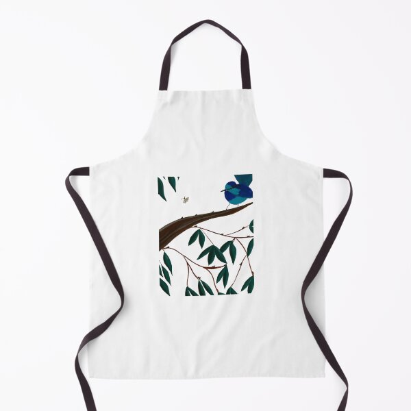 Item preview, Blue wren and the bees designed and sold by LusciousWaves.