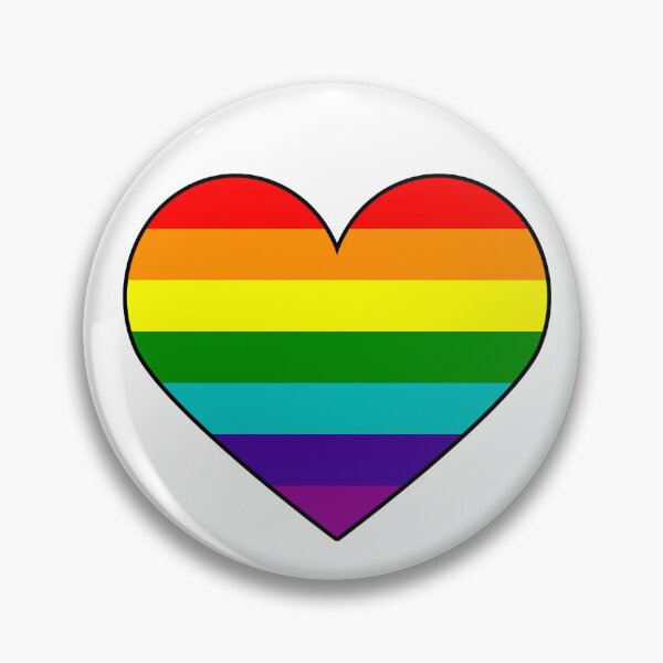 Item preview, Rainbow Heart - Pride Flag - LGBT - Novelty designed and sold by CC's Designs.