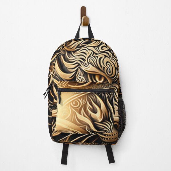 Item preview, Patrón étnico león dorado designed and sold by zoldi.