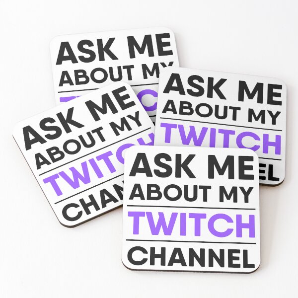 Item preview, Ask Me About My Twitch Channel Funny Twitch streamer design designed and sold by RiciPaneto.