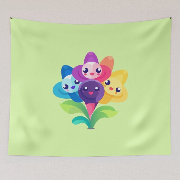 Item preview, Happy Kawaii Flowers designed and sold by ArtServing.