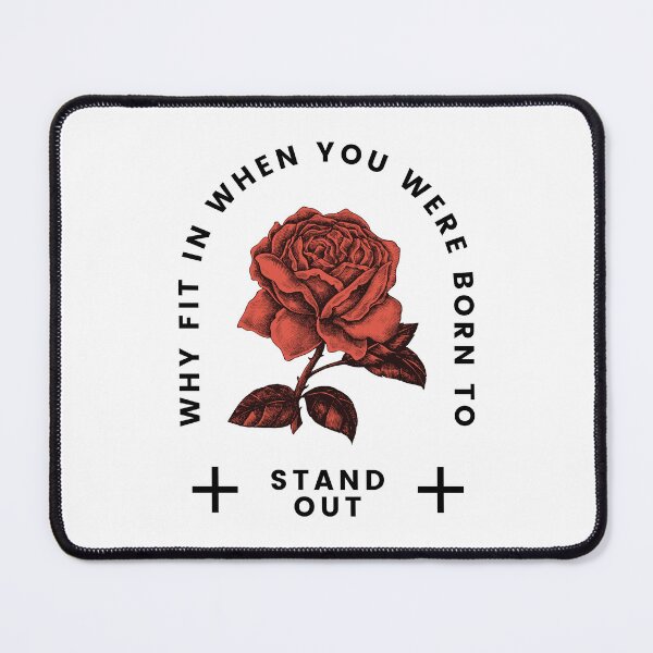 Item preview, Red Rose With Quote designed and sold by SeedsplashMerch.