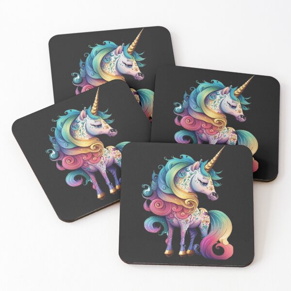 Item preview, THE LAST UNICORN COLORFUL CUTE BABY HORSE designed and sold by CRAZY&ART.