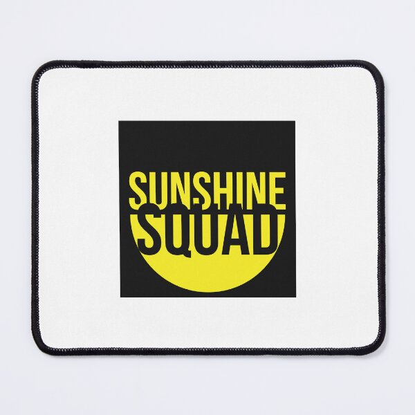 Item preview, Sunshine Squad black yellow stickers magnet designed and sold by Shirt-u.